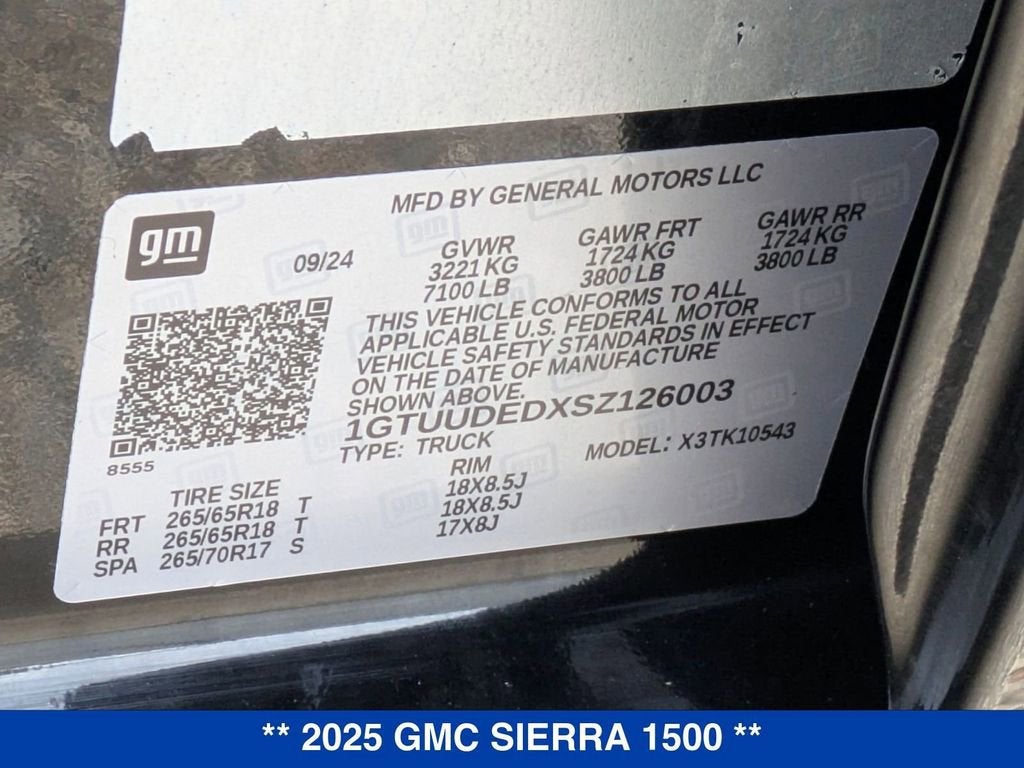 2025 GMC Sierra 1500 SLT