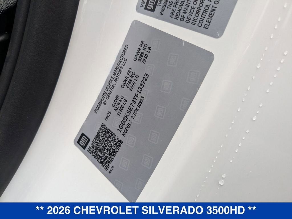 2026 Chevrolet Silverado 3500 HD WT