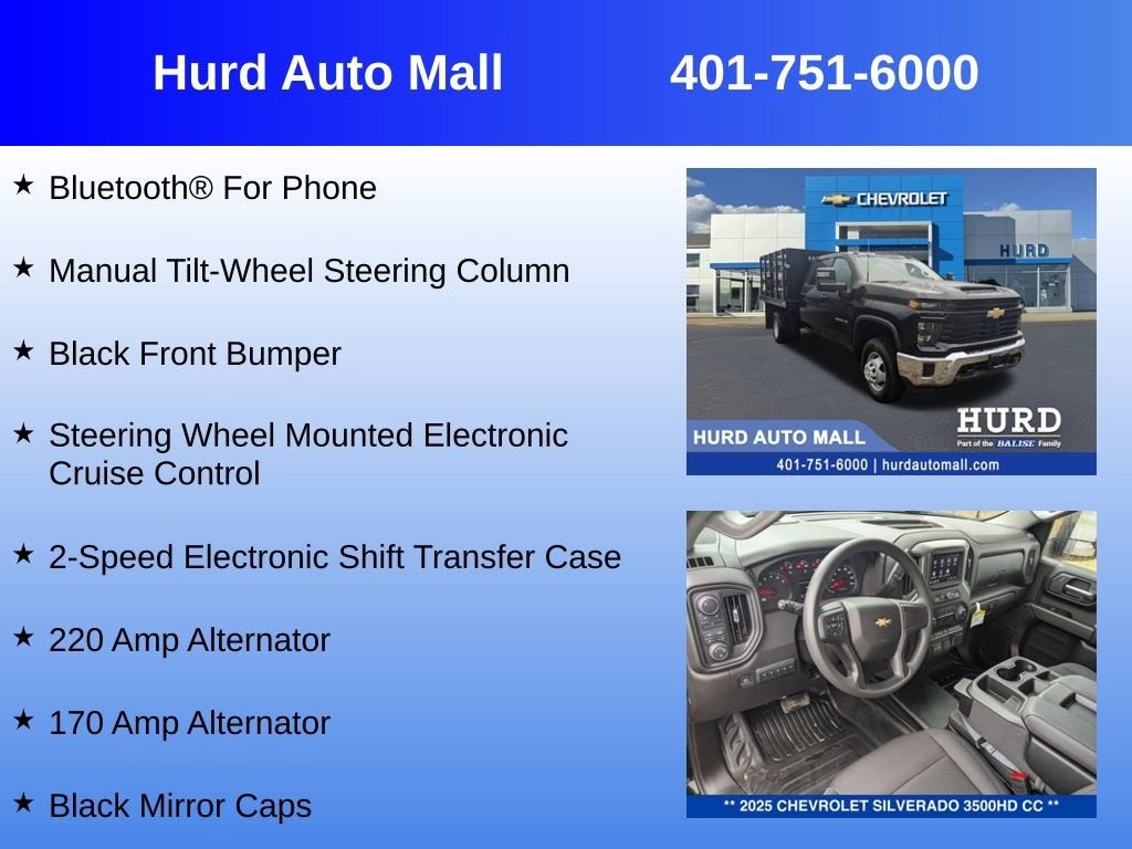 2025 Chevrolet Silverado 3500 HD Chassis Cab Work Truck