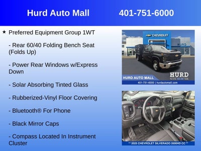 2025 Chevrolet Silverado 3500 HD Chassis Cab Work Truck