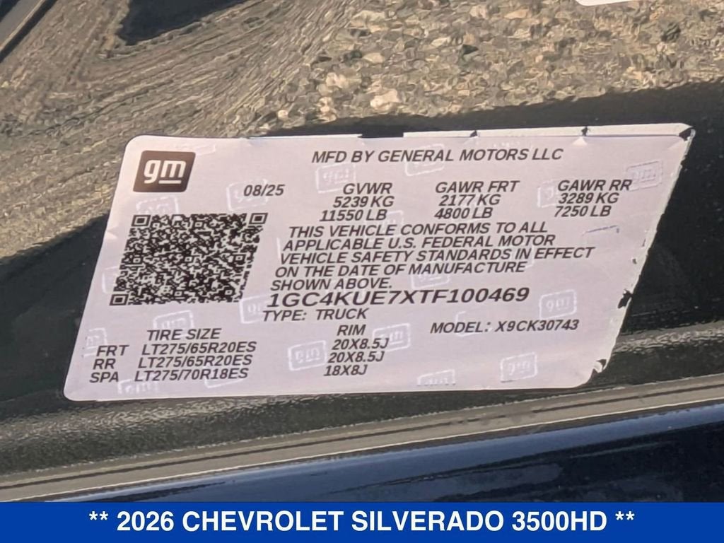 2026 Chevrolet Silverado 3500 HD LTZ