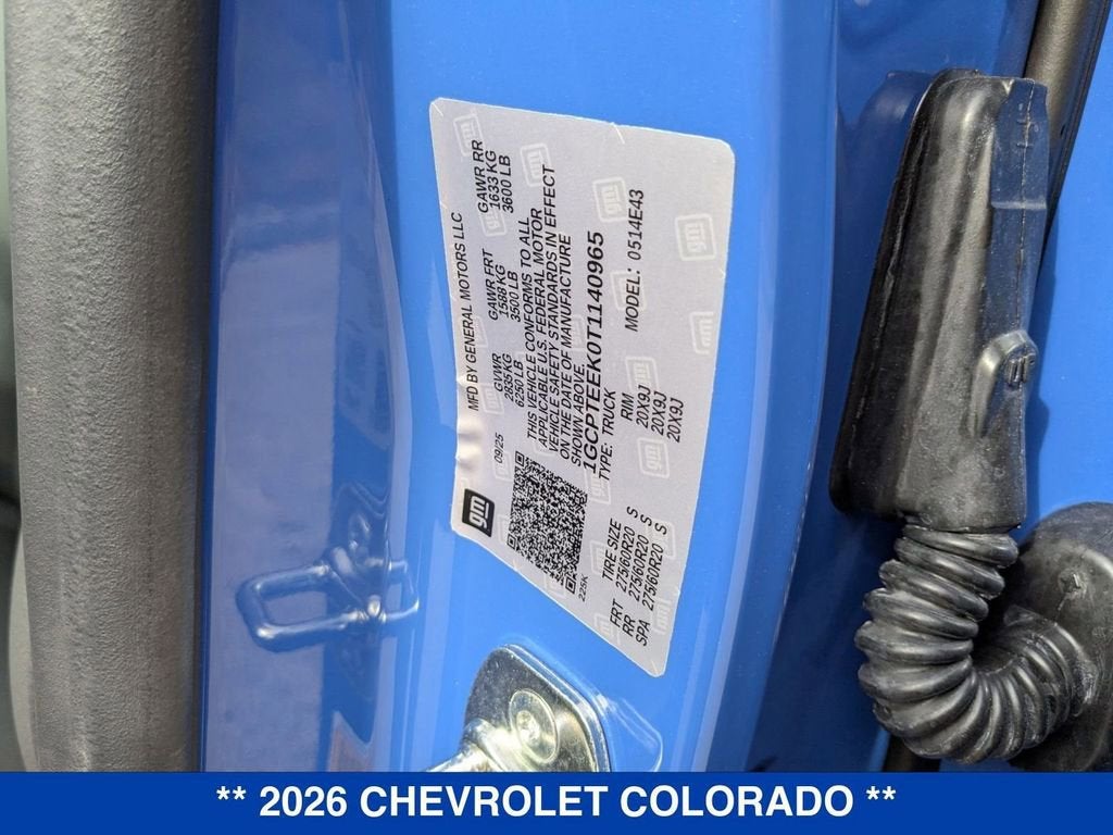 2026 Chevrolet Colorado Trail Boss