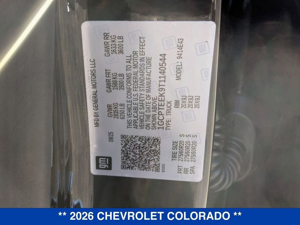 2026 Chevrolet Colorado Trail Boss