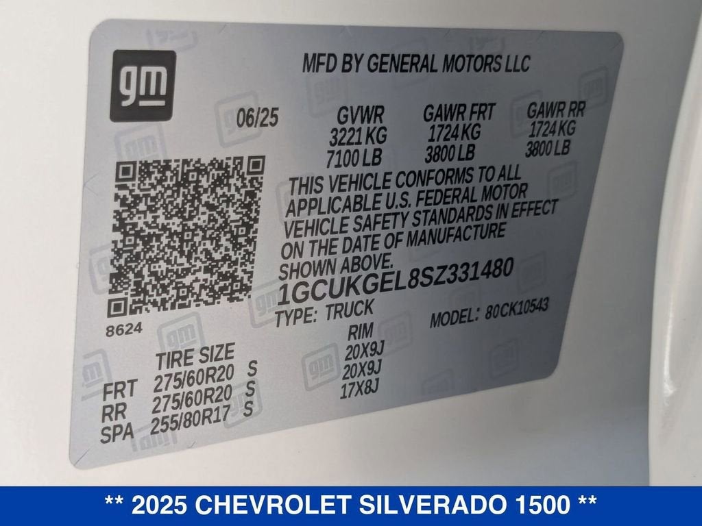 2025 Chevrolet Silverado 1500 LTZ