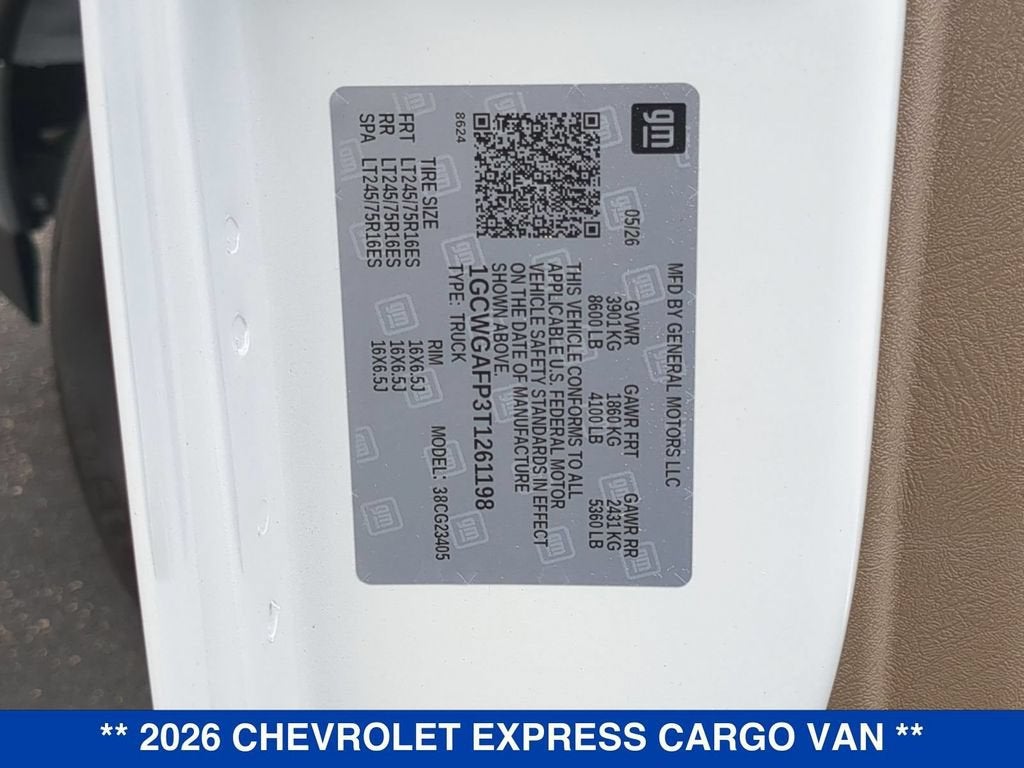 2026 Chevrolet Express Cargo WT