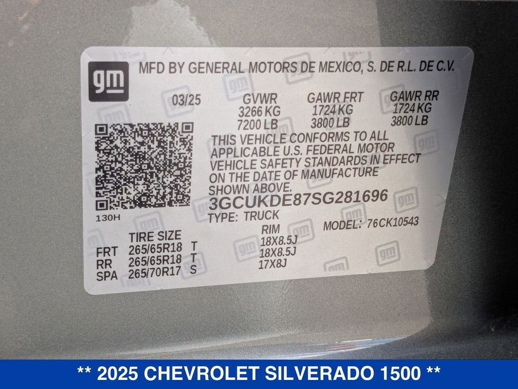 2025 Chevrolet Silverado 1500 LT