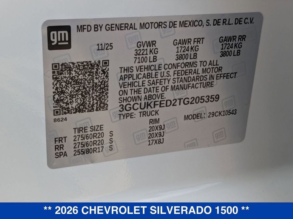 2026 Chevrolet Silverado 1500 LT Trail Boss