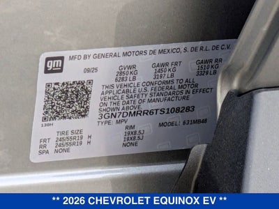 2026 Chevrolet Equinox EV LT