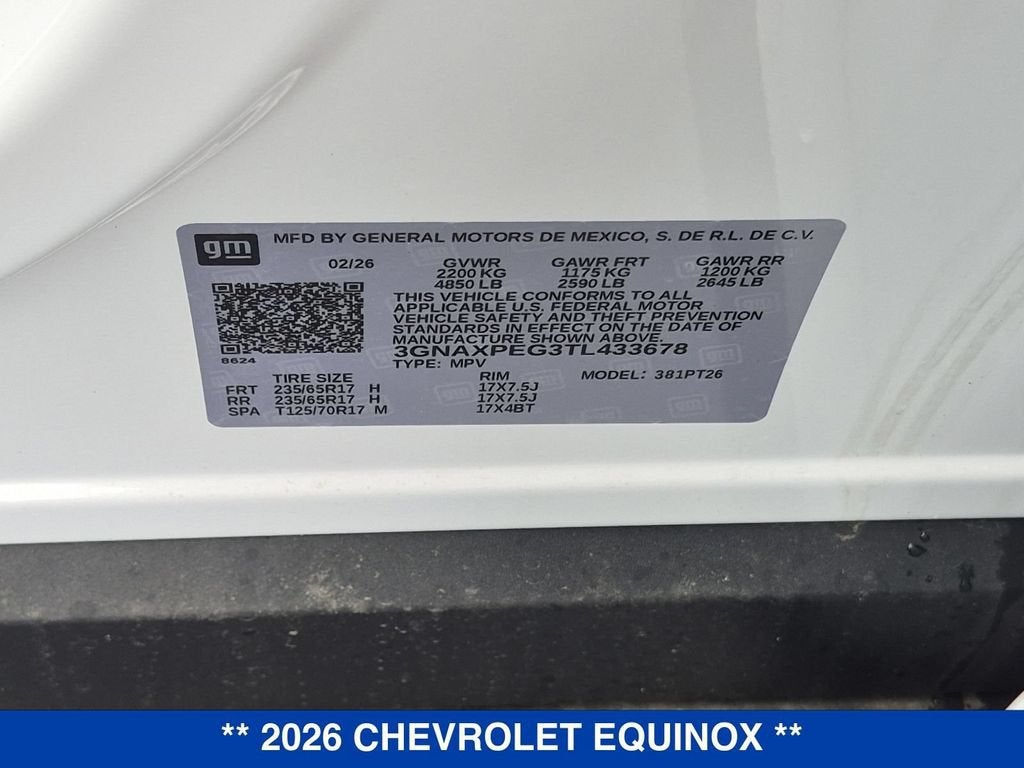 2026 Chevrolet Equinox LT