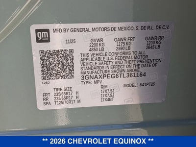 2026 Chevrolet Equinox LT