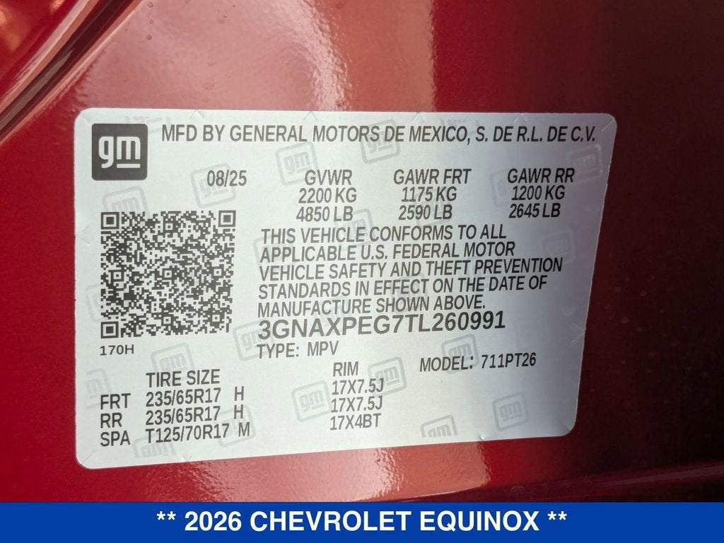 2026 Chevrolet Equinox LT