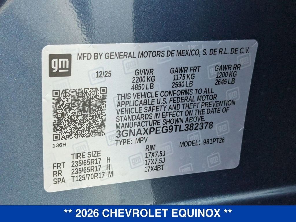 2026 Chevrolet Equinox LT