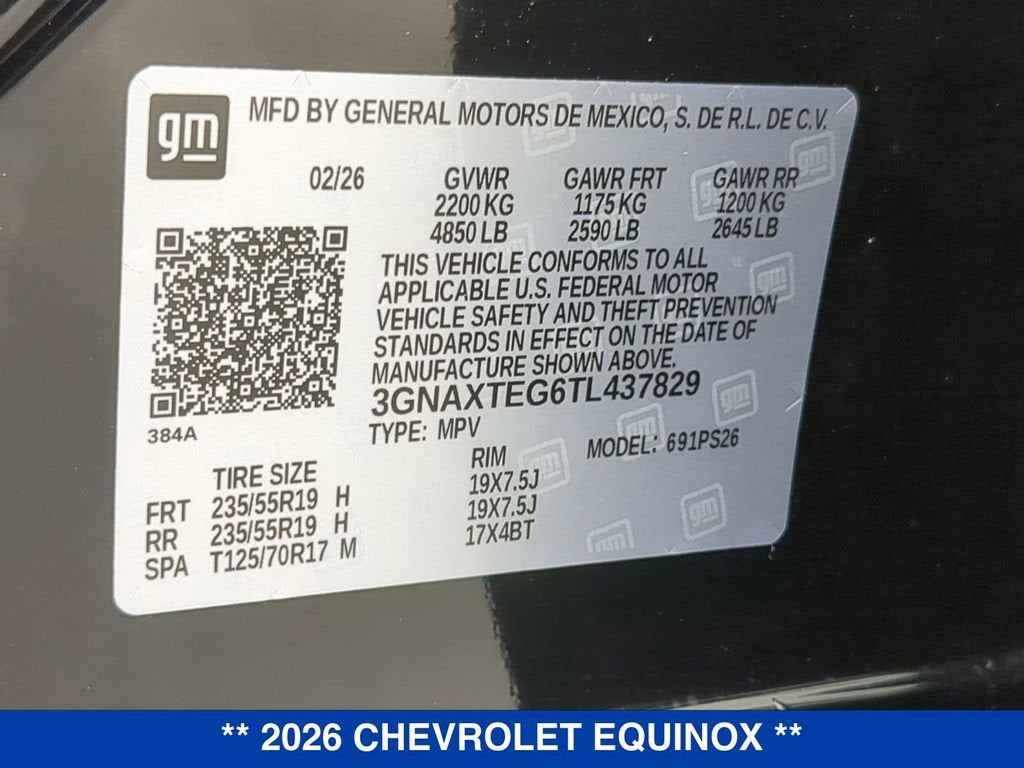 2026 Chevrolet Equinox RS