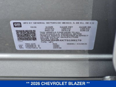 2026 Chevrolet Blazer 2LT