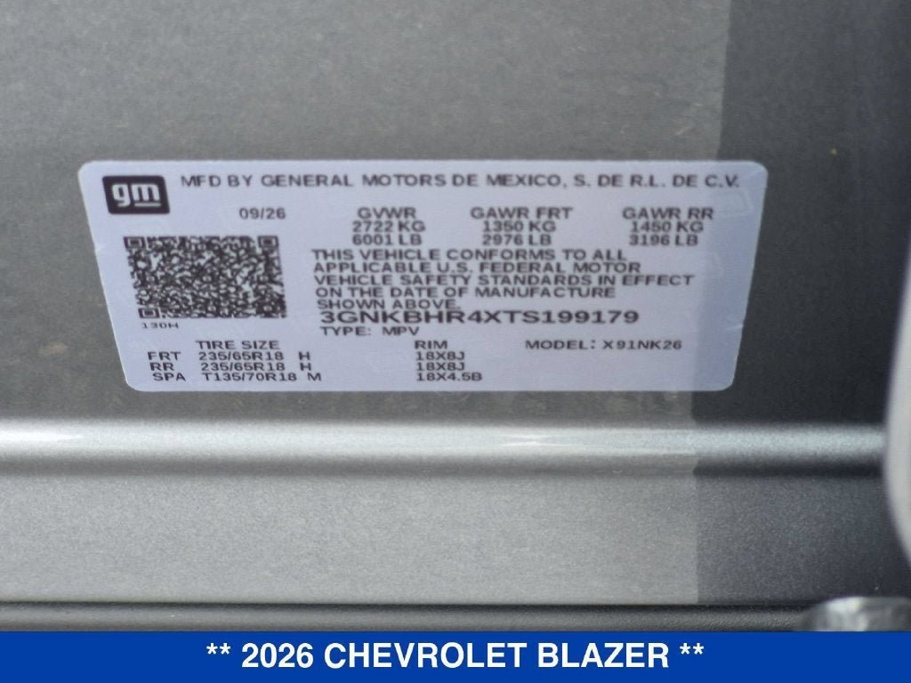 2026 Chevrolet Blazer 2LT