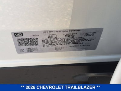 2026 Chevrolet Trailblazer LT